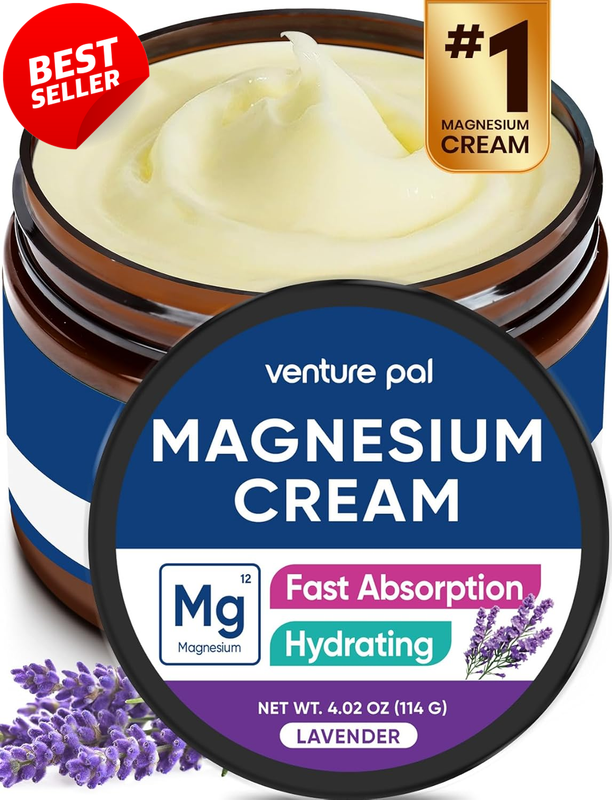 Topical Magnesium Cream Fast-Absorbing Lotion Coconut Oil Shea Butter - US