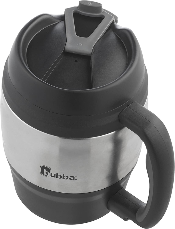 Big Bubba Classic Insulated Mug 52 Oz Polyurethane Travel Coffee Black Keg Shape