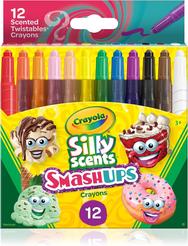 Silly Scents Smash Ups Mini Twistables Crayons (12-Pieces)