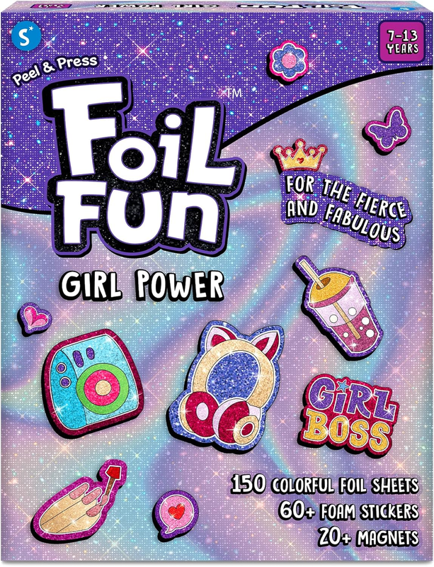 Foil Fun – Girl Power, DIY Foil Art Craft Kit for Tweens | Mess-Free Activity, 2