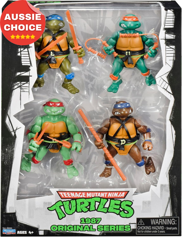 Teenage Mutant Ninja Turtles 1987 Original Series Action Figures 4-Pack