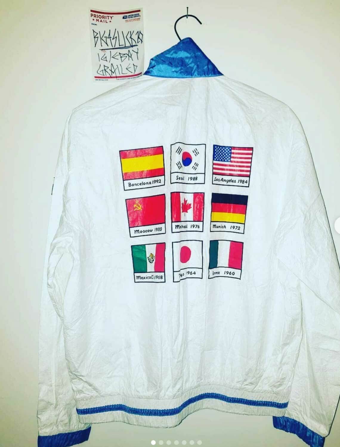 RARE VTG NIKE OLYMPICS Team Seoul Windbreaker Jacket Coat RARE VTG NIKE OLYMPICS Team Seoul Windbreaker Jacket Coat