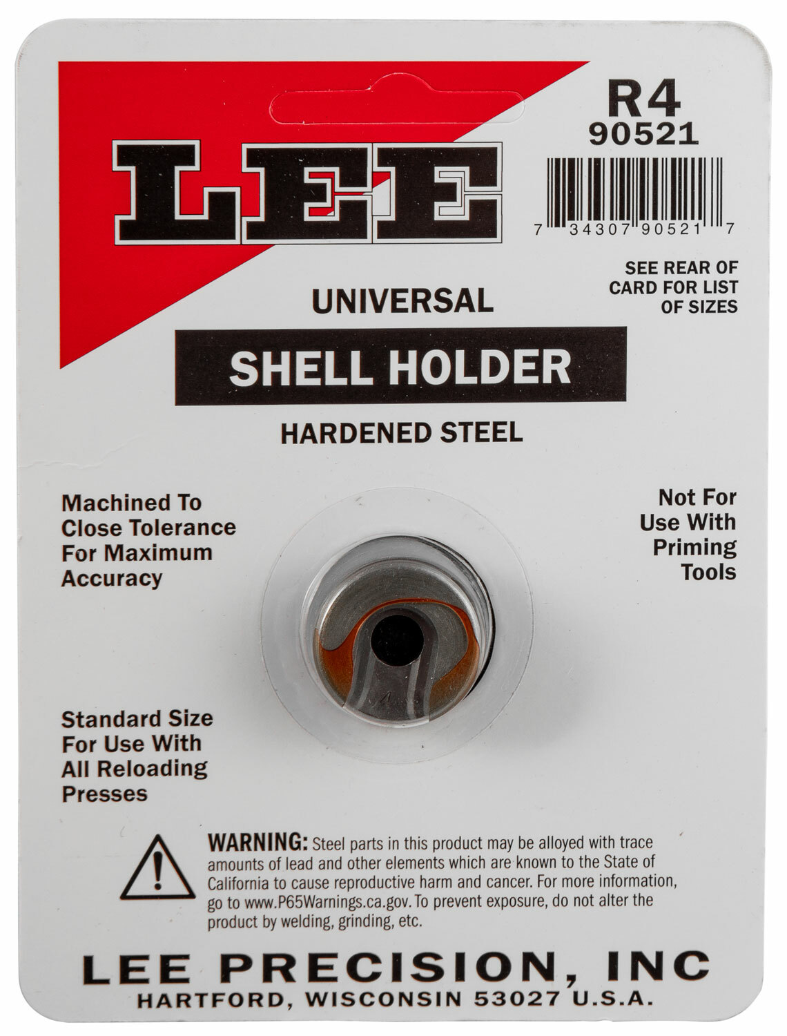 Lee Reloading Shell Holder Chart
