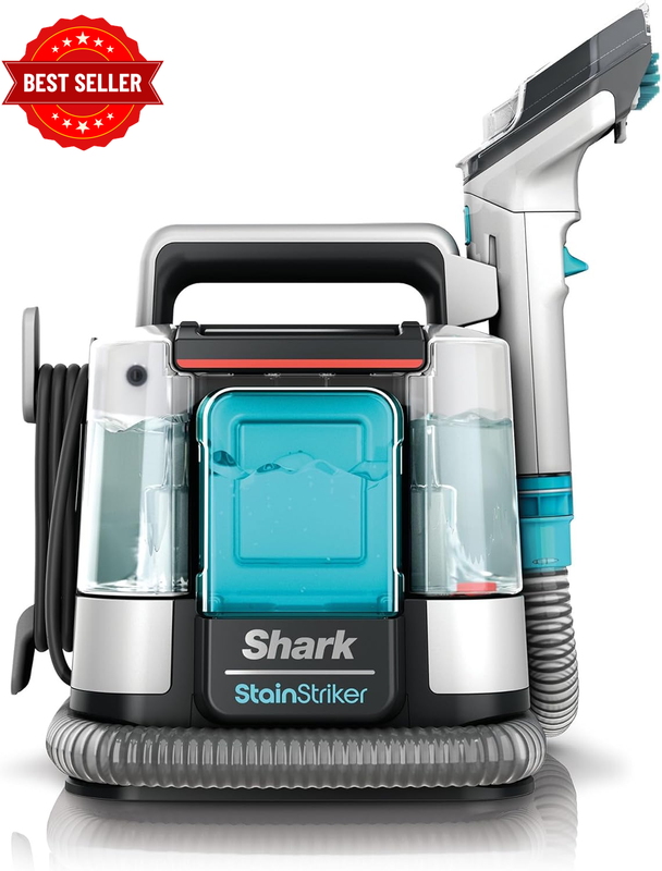 Stainstriker Portable Carpet and Upholstery Cleaner, Portable Spot Cleaner, Powe