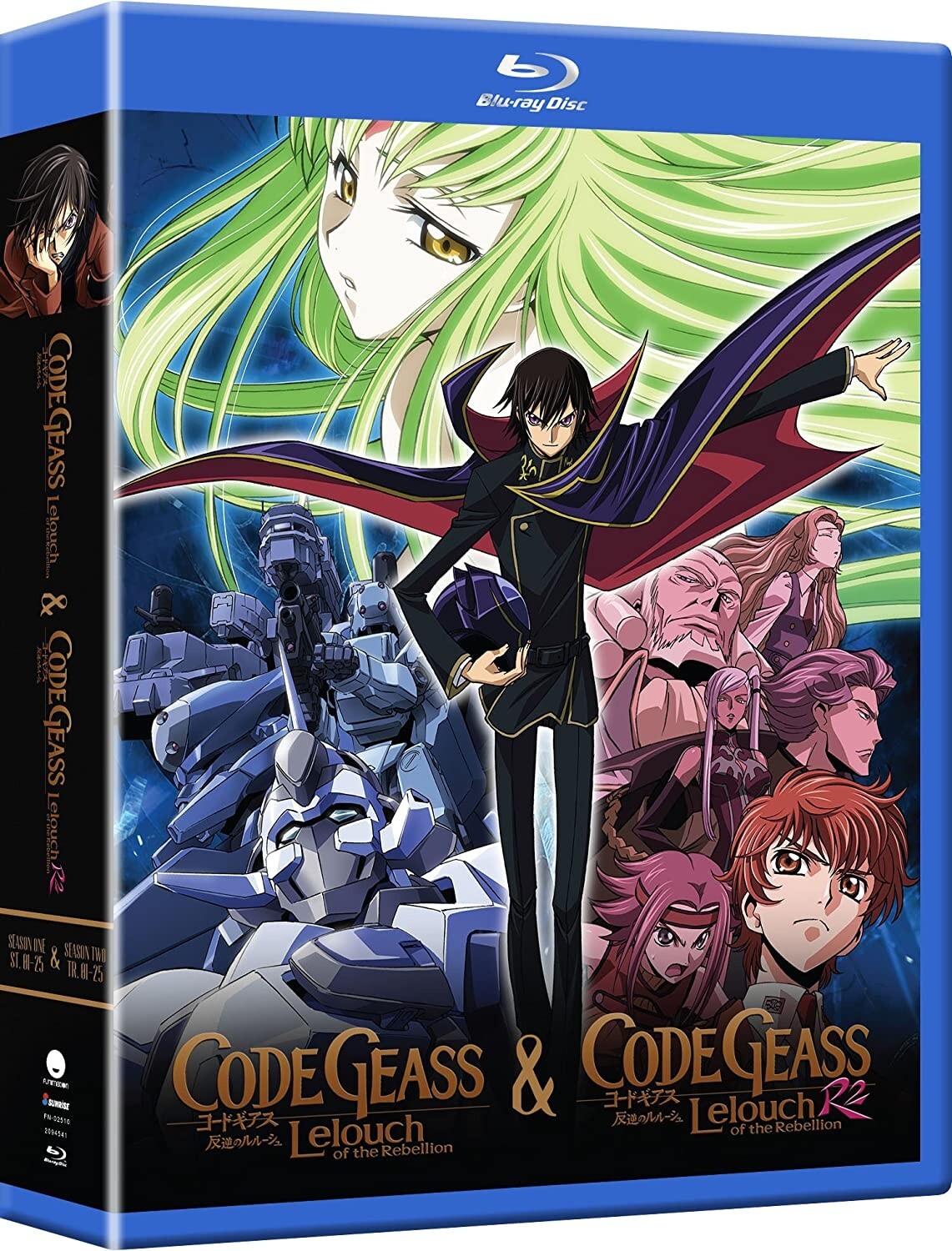 Code Geass Lelouch of The Rebellion+R2 Complete Series(Blu