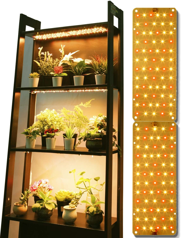 , 2pcs Ultra-thin Plant Light For Indoor Plants, 20w Full Spectrum Led