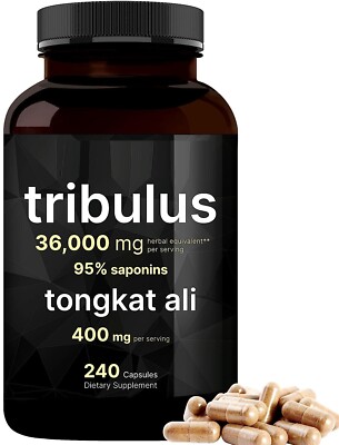 Tribulus Terrestris 36,000mg 240Caps 95% Steroidal Saponins