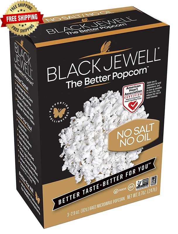 Gourmet Microwave Popcorn, Healthy Popcorn Snack, No Salt No Oil, ⭐⭐⭐⭐⭐
