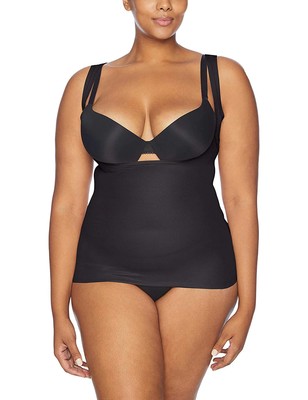 Naomi & Nicole Fuller Figure Firm Torsette Plus Size Shapewear Top 7770