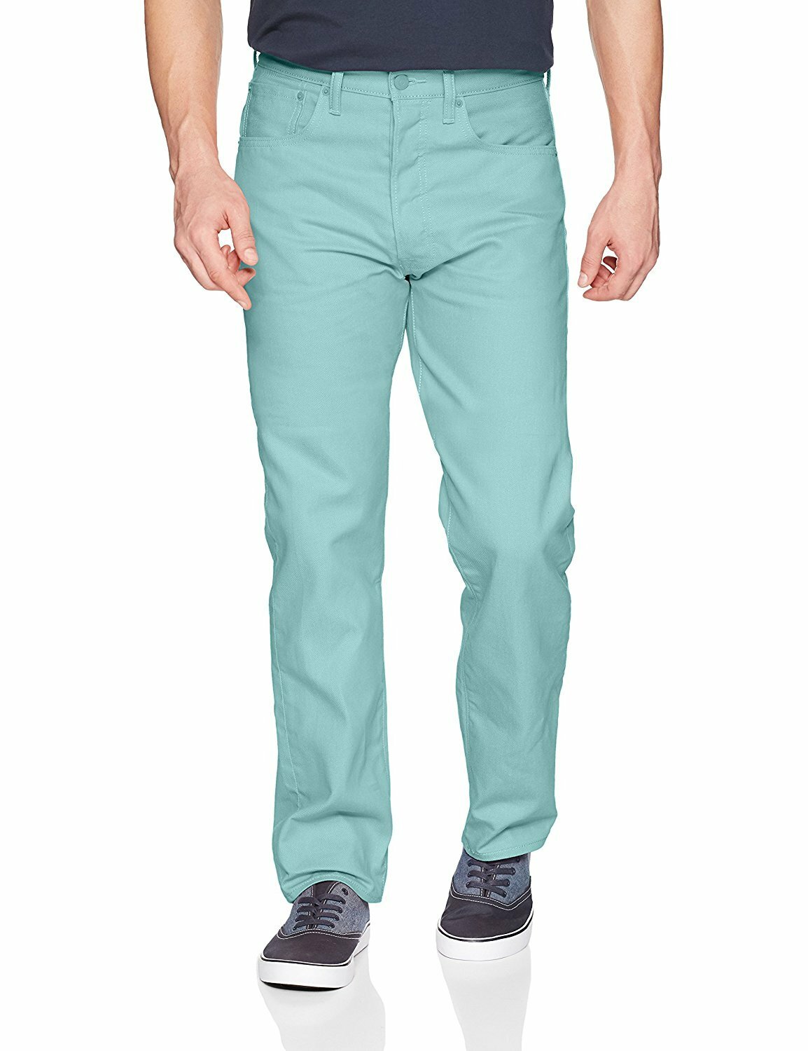 

Джинсы Levis 501 с усадкой на пуговицах Цвет синий залив 005012595, Levi's 501 Shrink-To-Fit