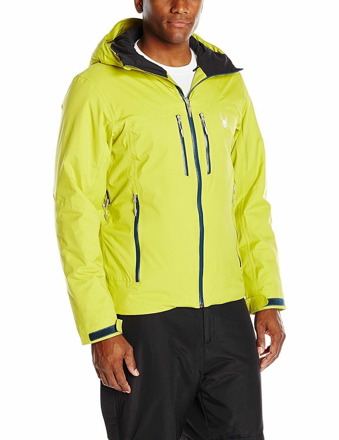 NWT Spyder Men Pryme Jacket With Recco Search Color(Sulfur NWT Spyder Men Pryme Jacket With Recco Search Color(Sulfur