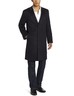 Pre-owned Kenneth Cole , Mens 100 % Cashmere Top Coat, Butter Soft, Quilted Lining, $875 In Blacks