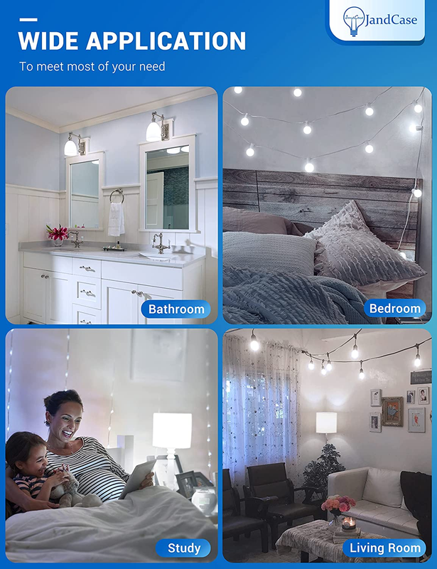 G40 Light Bulbs , Low Watt Light Bulbs, 15 Watt Light Bulbs Equivalent E26 Base,