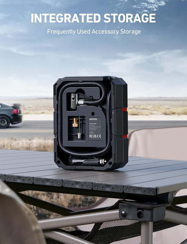 Tire Inflator Air Compressor 12V DC, Digital Car Tire Pump 150 PSI, Preset Tire