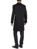 Pre-owned Kenneth Cole , Mens 100 % Cashmere Top Coat, Butter Soft, Quilted Lining, $875 In Blacks