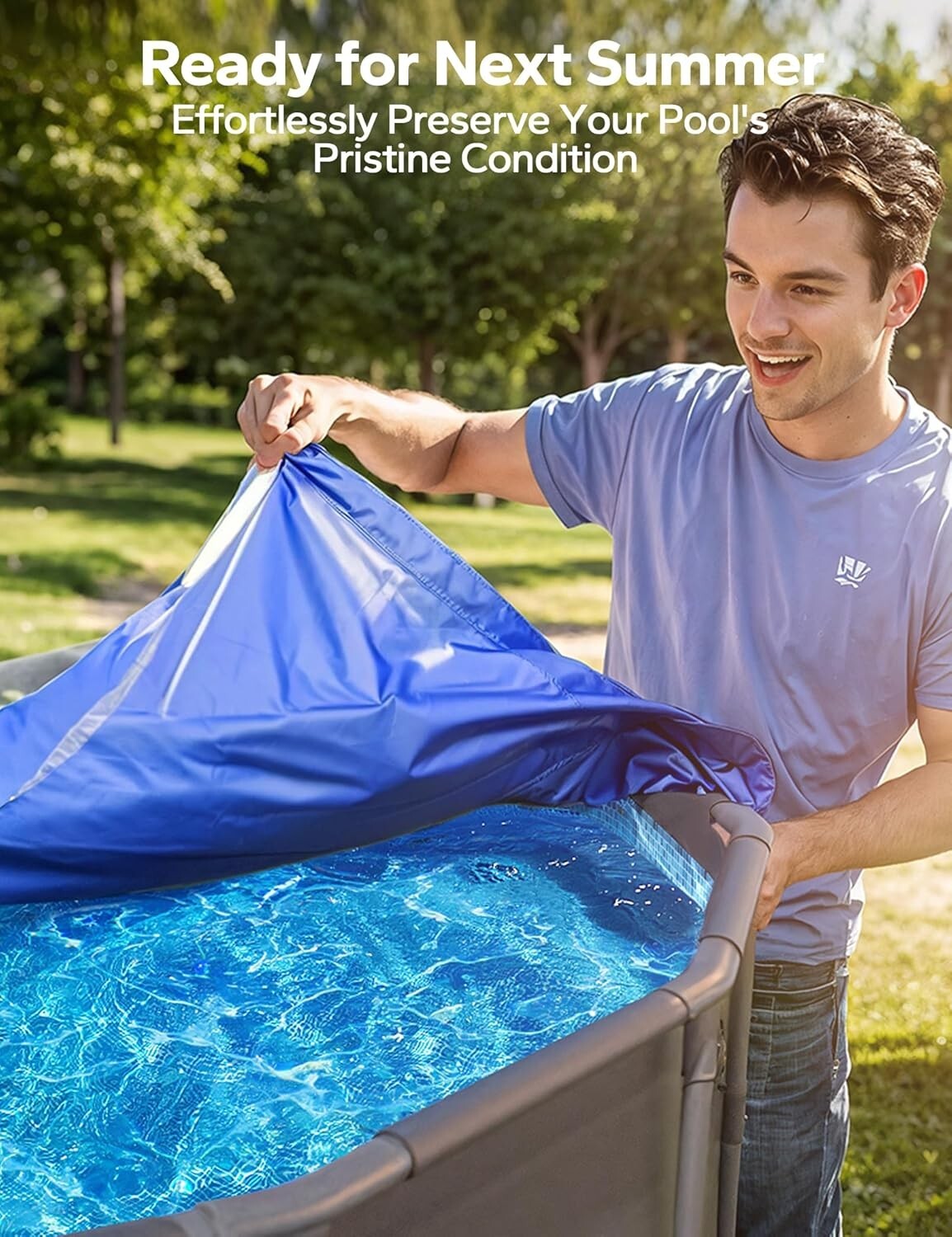 Pool Closing Kit for Above Ground Pool, 3 in 1 Pool Winterizing Kit, Pool Closer