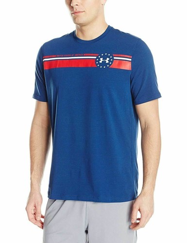

[1290485-997] Мужская футболка Under Armour 4 июля, Синий