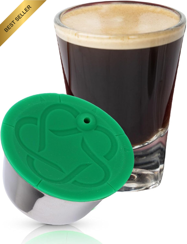 Reusable Coffee Capsule for Dolce​ Gusto​, Stainless Steel Silicone Refillable C