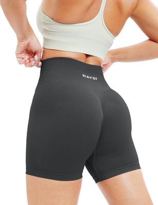 BAYDI Workout Shorts for Women Seamless Gym Athletic Medium