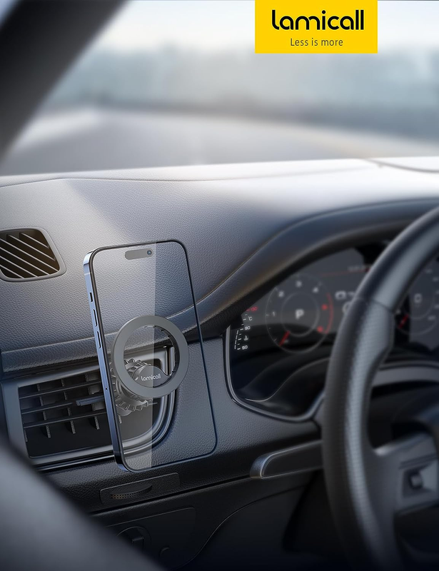 Fits Magsafe Car Mount, [20 Strongest Magnets] Magnetic Vent Phone Holder Car, C