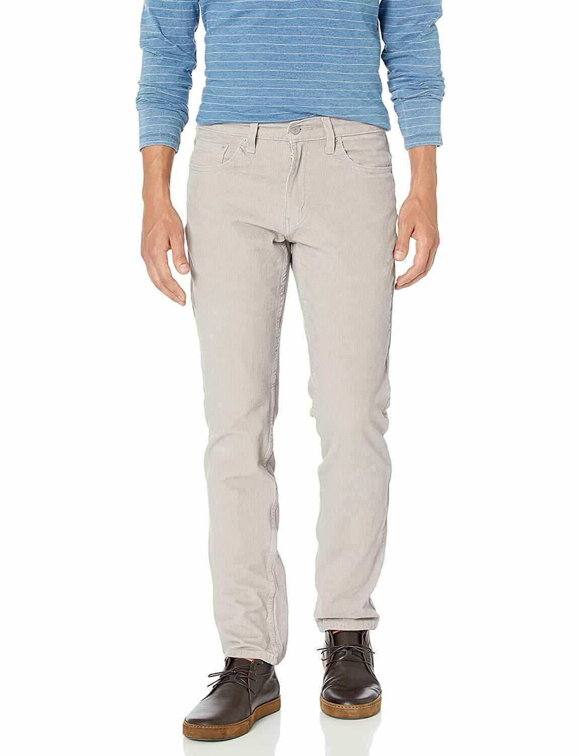 Брюки Levis 511 Premium Slim Fit Corduroy Цвет Серый 045114001 Новинка