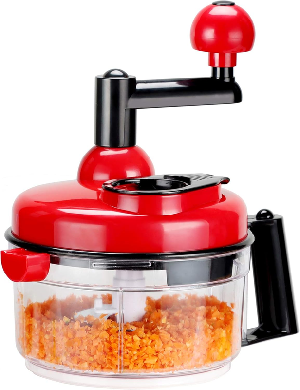 Mini Cortador Picador De Verduras Manual Vegetales Cebolla Picadora Cocina Ronda