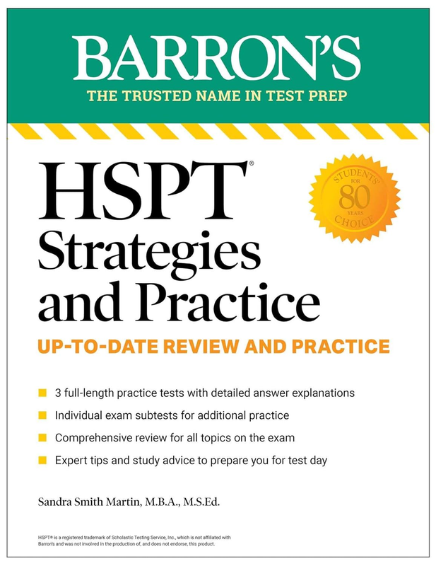 HSPT Strategies and Practice, Second Edition: Prep Book with 3 Practice Tests +