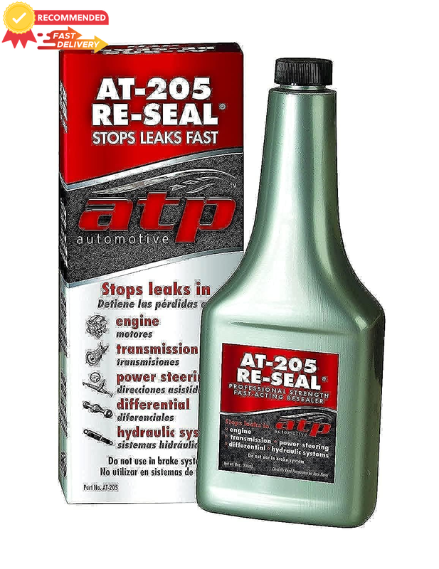 ATP AT-205 Re-Seal Stops Leaks, 8oz Bottle, Engine Oil Stop Leak, Sealant