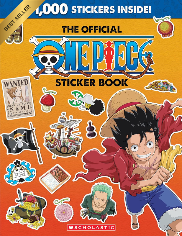 Official One Piece Sticker Book (1000 Stickers)