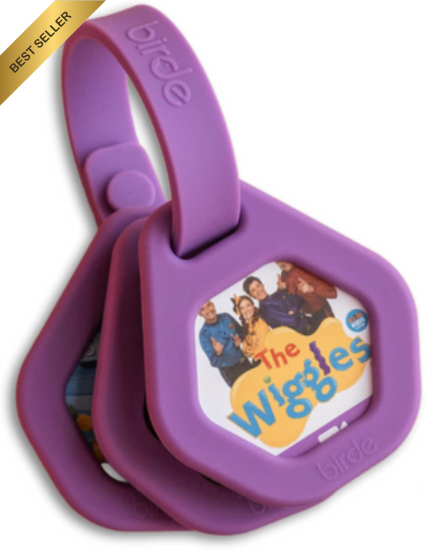 Seed Pod, 6 Silicone Seed Holders with Strap (Purple)