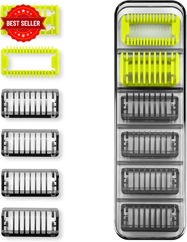 Guards Set with a Case, Attachments for Hybrid Electric Trimmer QP2724 QP2834, 1