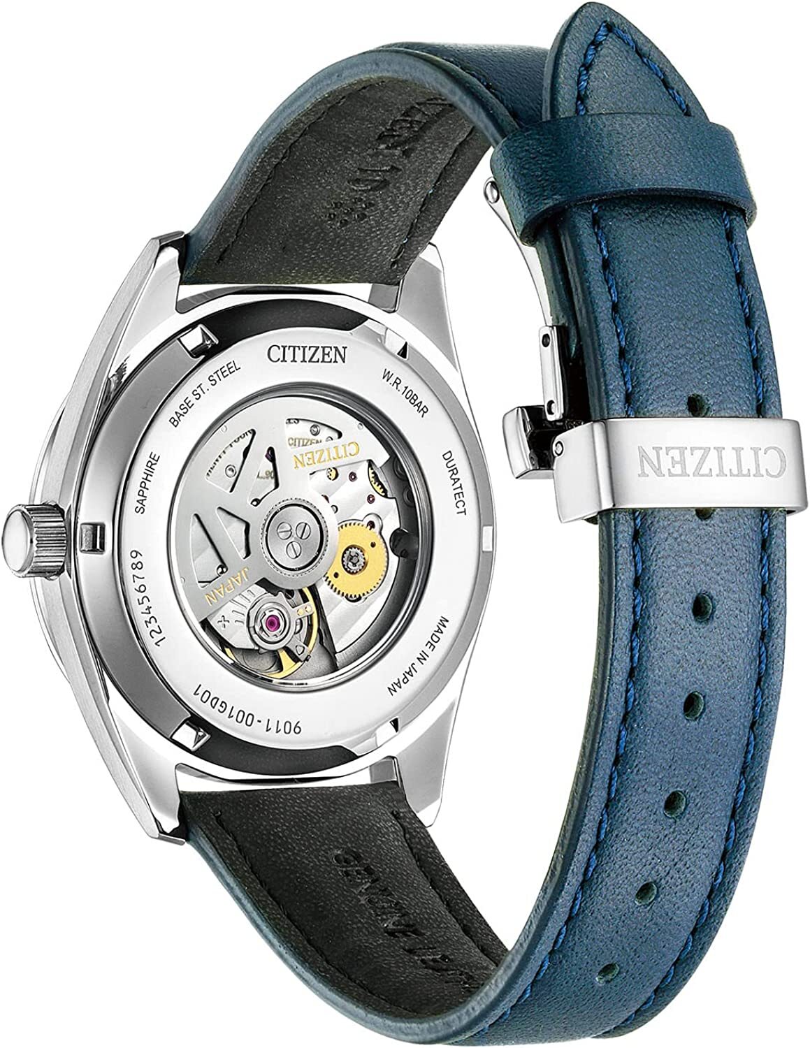 Pre-owned Citizen Collection Men Watch Nb1060-12l Blue Lacquer Dial Mechanical Automatic