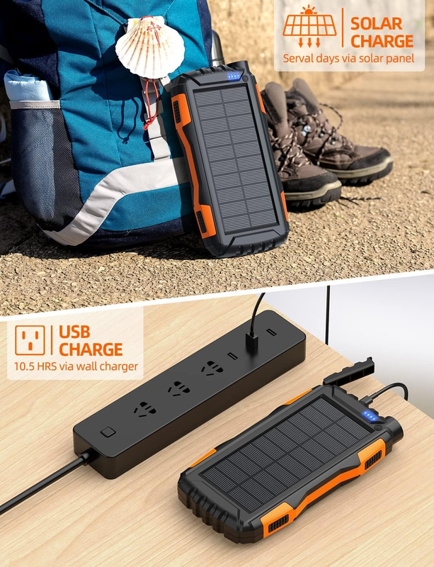Power-Bank-Solar-Charger - 42800mAh Power Bank,Portable Charger,External Battery