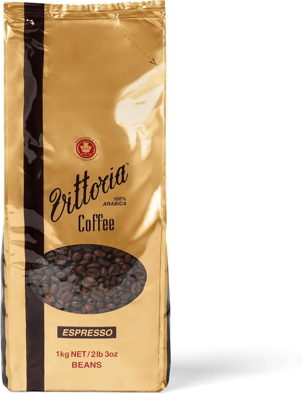 Espresso 100% Arabica Coffee Beans 1Kg. Dark Roasted Original & Iconic Blend, Pe