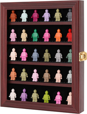 VERANI Minifigures Miniature Display Case Collectibles Display Box Wall Mount Fi
