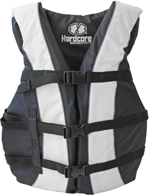 Hardcore Life Jacket Paddle Vest Coast Guard Approved Type III PFD Jet Ski