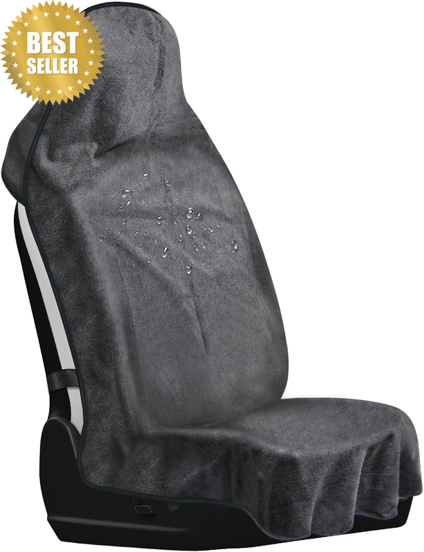 Car Seat Cover, Waterproof Car Seat Cover Front Seats Sweat Towe Bucket Seat Cov