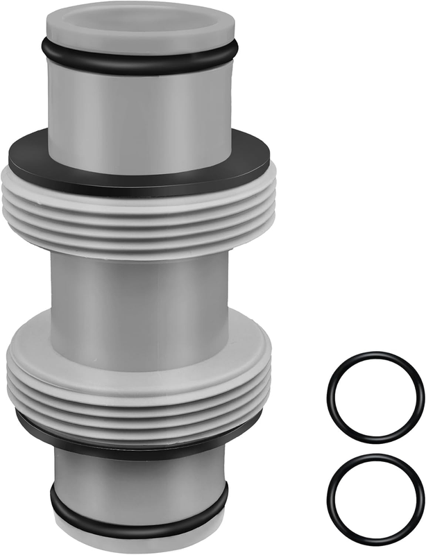 Pool Hose Adapter 1.5" Dual Seal Leak-Proof Stable Water Flow for above Ground