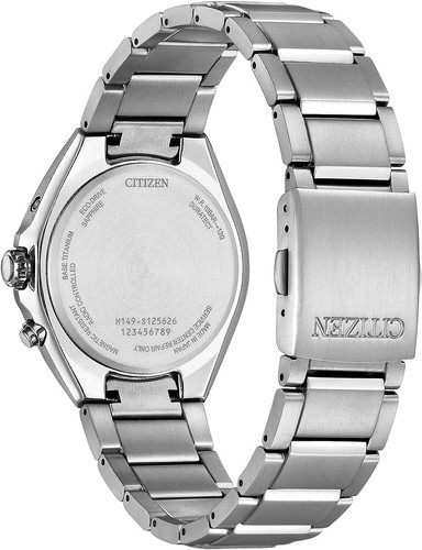 Pre-owned Citizen Cb1120-50c Attesa Eco-drive Radio Clock Japan Import