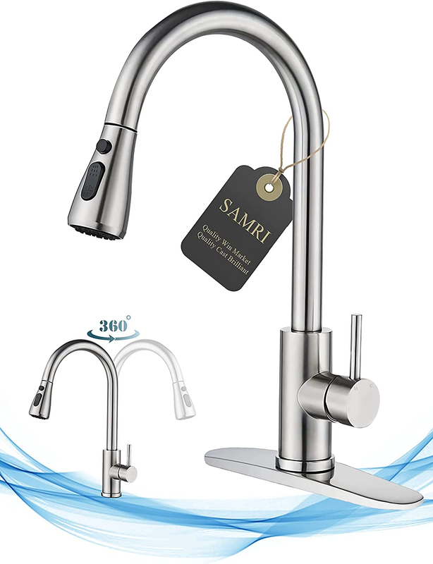 With Pull Down Sprayer,  High Arc Single Lever Single Handle Sta
