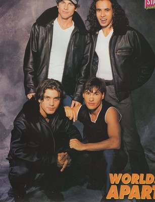 Worlds Apart pinup picture photo Nathan Moore Tim Fornara Steve Hart clippings