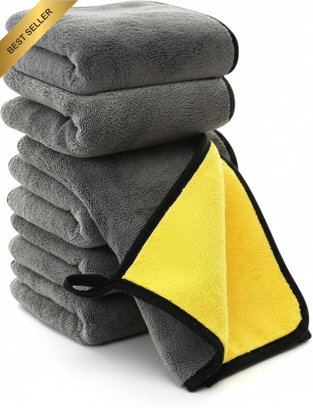Soft Microfibre Cloth Car Wash 800 GSM, Car Cleaning Products, Glasses Cleaner C