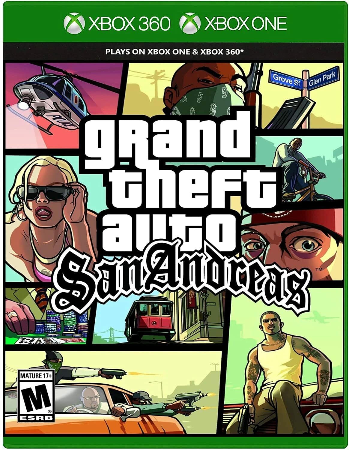 Grand Theft Auto San Andreas Xbox 360 Xbox One Backwards 