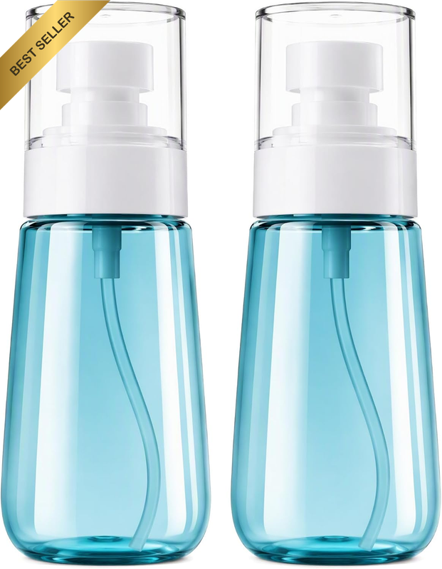 2 Pack 60Ml Mini Fine Mist Spray Bottles Refillable Travel Spray Bottles