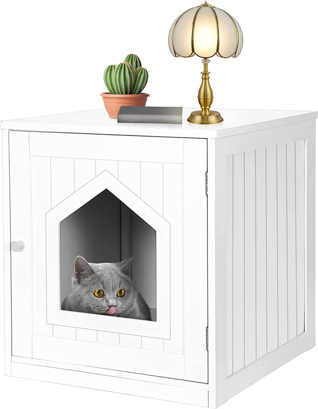 Modern Cat Litter Box Enclosure Furniture Hidden Cat Washroom Indoor Cat Box Cab