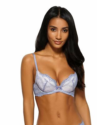 Gossard HEATHER Superboost Lace Padded Plunge Bra, US 32C, UK 32C