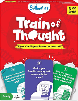 Skillmatics Card Game - Train of Thought, Family Connection & Conversation Start