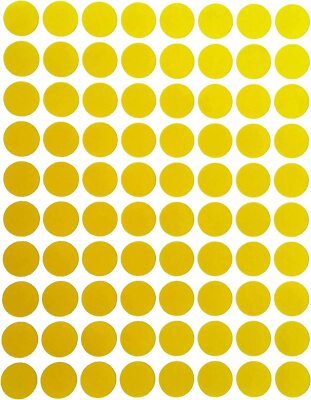 Royal Green Colored Coding Dot Stickers Round Circle Label 1/2 inch 13mm