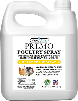 Poultry Spray Treat Mites Fleas Flies Lice Fast Acting Effective Chicken Turkey