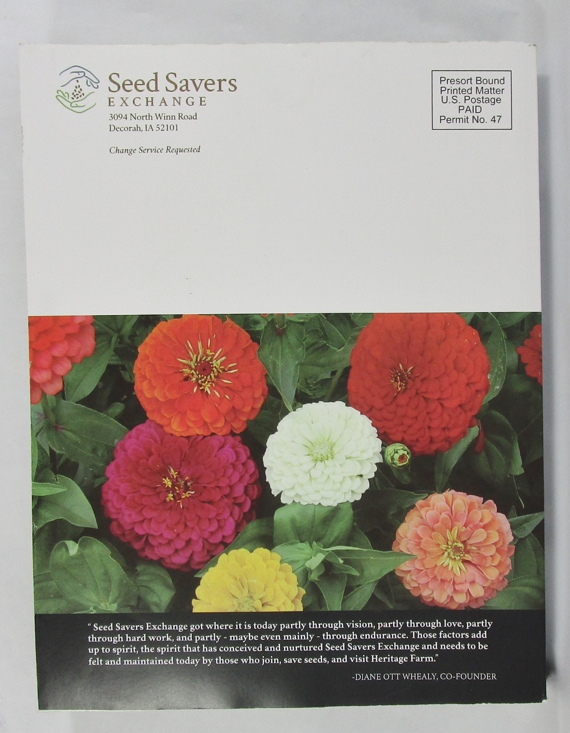 Seed Savers Exchange Yearbook 2016 Whealy Paperback 679 Pages Organic Gardening
